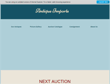 Tablet Screenshot of antiqueimports.ca